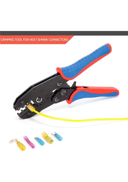 Isıyla Daralan Konnektörler Için Sıkma Aletleri - Cırcırlı Tel Kıvırıcılar - Awg 22-10 (0,5-6,0mm²) - Cırcırlı Terminal Kıvırıcılar (Yurt Dışından)