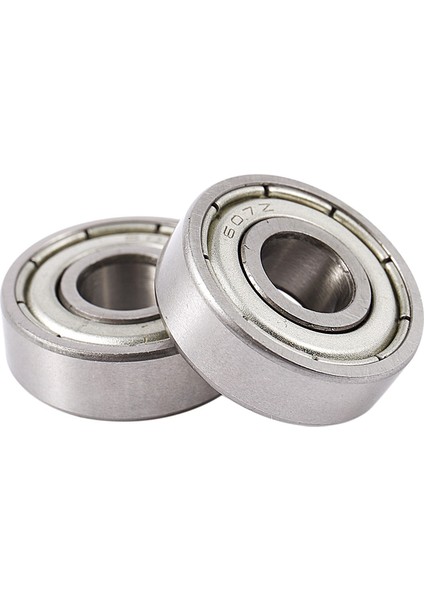 30 Parça 607ZZ 19 x 7 X6MM Keçeli Tek Sıralı Derin Metal Bilyalı Rulmanlar (Yurt Dışından)