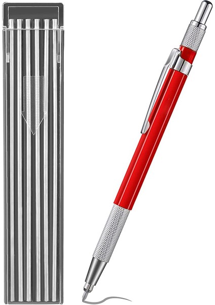 5x Kaynakçı Kalemi, 60PCS Gümüş Çizgi Yedekleri, Metal Işaretleyici Mekanik Kaynak Kalemi Boru Tesisatçıları, Imalat, Kırmızı (Yurt Dışından) fiyatları