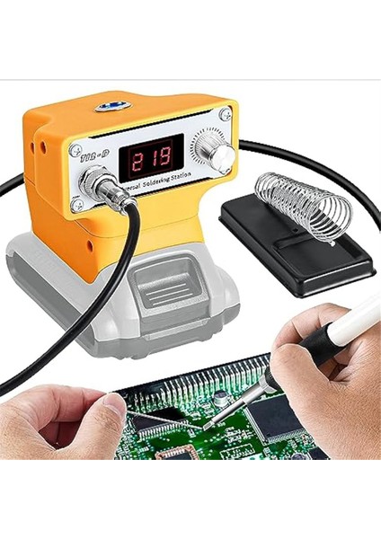 Dewalt 20V Için Akülü Havya Istasyonu, T12 Uçlu Elektrikli Dijital Havya (Yurt Dışından) fiyatları