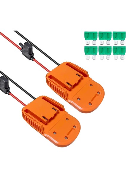 2 Adet Akülü Araba Adaptörü Ridgid Aeg 18V Hyper Dock Güç Konektörü Dıy Rc Oyuncak Araba Kamyon A (Yurt Dışından)