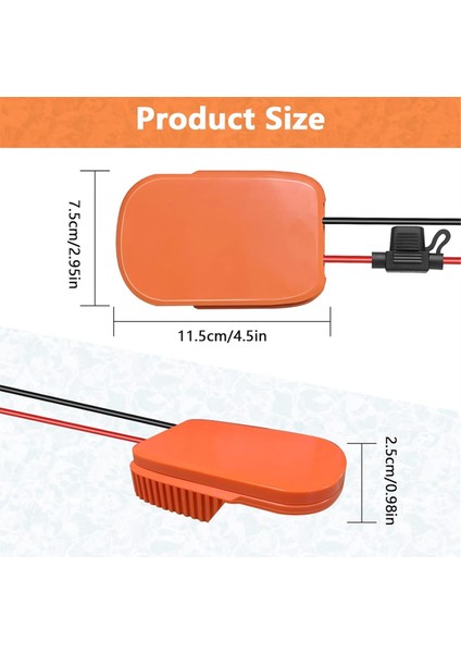 2 Adet Akülü Araba Adaptörü Ridgid Aeg 18V Hyper Dock Güç Konektörü Dıy Rc Oyuncak Araba Kamyon A (Yurt Dışından)