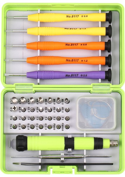 38-In-One Çok Fonksiyonlu Tornavida Seti Kombinasyonu Sökme Aracı Onarım Aracı Cep Telefonu Dizüstü Bilgisayar (Yurt Dışından)