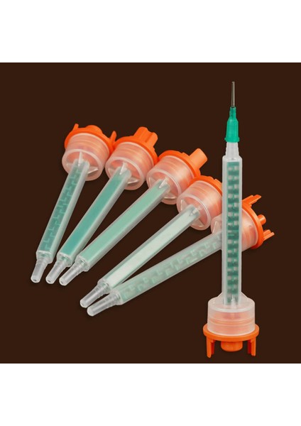 10 Adet Karıştırma Nozul Ucu Statik Mikser 16 Element Epoksi Yapıştırıcılar Için 1:10 Karışım Oranı (Yurt Dışından)