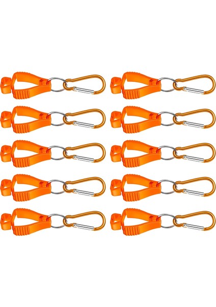 10 Adet Eldiven Klipleri Iş Eldiveni Tutucular Eldiven Kemer Klipsi Metal Karabinalar ile Inşaat Işçisi Için Koruyucu Emek (Yurt Dışından) fiyatları