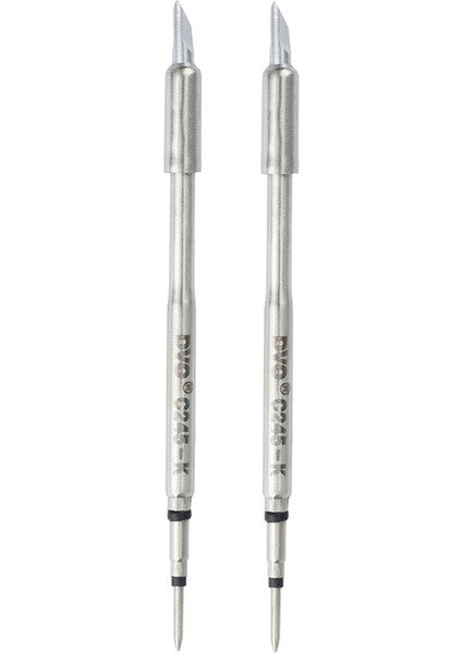 2x Dvo Jbc C245 Havya Ipuçları Kaynak Memesi Kavrama Uyumlu C245-029 C245-030 Lehim Uçlu Bıçak (Yurt Dışından)
