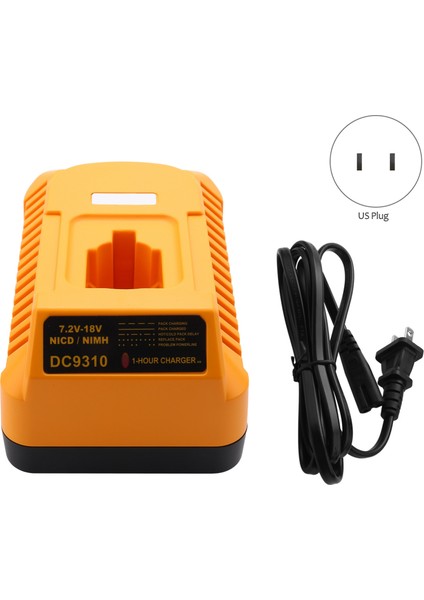 Dewalt 7.2 V-18 V Xrp Ni-Cd Ni-Mh DC9096 DC9098 DC9099 DC9091 DC9071 DE9057 DW9096 DW9094 DW9072 Için DC9310 Hızlı Şarj Cihazı, Abd Tak (Yurt Dışından) fiyatları