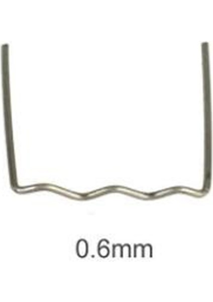 1000 Adet Metal Standart Ön Kesim 0.6mm Sıcak Zımba Plastik Zımba Araba Tampon Tamir Hine Kaynakçı Telleri Araba Tamir Aracı (Yurt Dışından)
