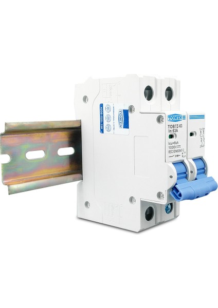 Tomzn 2p Dc 1000V Solar Mini Devre Kesici Pv Sistemi Için Dc Mcb Devre Kesici, 63A (Yurt Dışından)