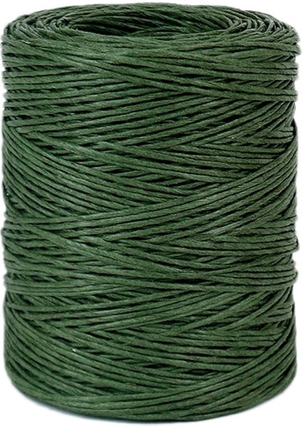 1.0mm Yeşil Çiçek Bağlama Tel Sarma Sicim El Yapımı Demir Tel Kağıt Rattan Çiçek Buketleri Için (Uzunluk: 210M) (Yurt Dışından)