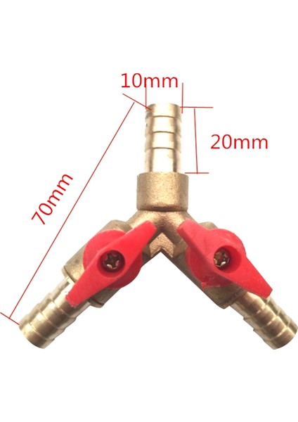 4 Adet 3 Yollu Kapatma Küresel Vana/vana Kelepçesi Bağlantı Hortumu Diken Yakıt Gaz 8mm Pirinç Y Tipi Küresel Vana Bahçe Aracı Için (Yurt Dışından) modelleri