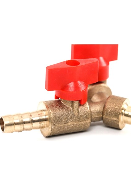 4 Adet 3 Yollu Kapatma Küresel Vana/vana Kelepçesi Bağlantı Hortumu Diken Yakıt Gaz 8mm Pirinç Y Tipi Küresel Vana Bahçe Aracı Için (Yurt Dışından) fırsatları
