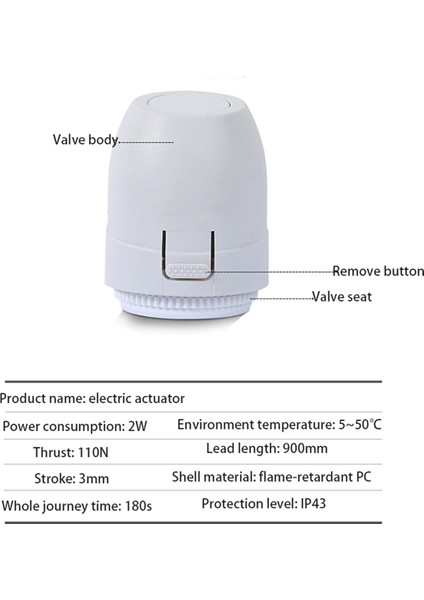 5x Yerden Isıtma Vanası Nc Ac 230 V Yerden Isıtma Termostatı Için Elektrikli Termal Aktüatör Manifoldu (Yurt Dışından) modelleri