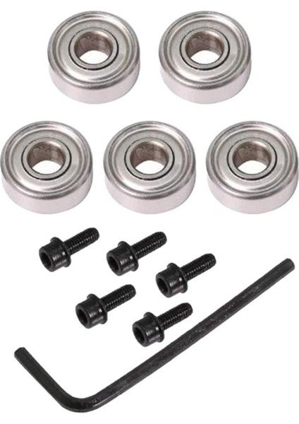2x Üst Rulman Yönlendirici Bit Kesici Kafa Rulman Seti Rulman Aksesuarları Kiti Iç 4.76MM Dış 12.7mm (Yurt Dışından) indirimleri