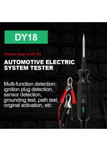 Duoyı DY18 Elektrik Sistemi Test Cihazı Bileşen Testi Otomotiv Kabloları Açma-Kapama Onarımı (Yurt Dışından)