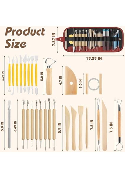 Heykeltraşlık Için Çömlek Aletleri, Oyma Için Kil Alet Seti, Modelleme Için Seramik Alet Seti, Çömlekçilik Fırını Için Seramik Alet Setleri (Yurt Dışından) fiyatları
