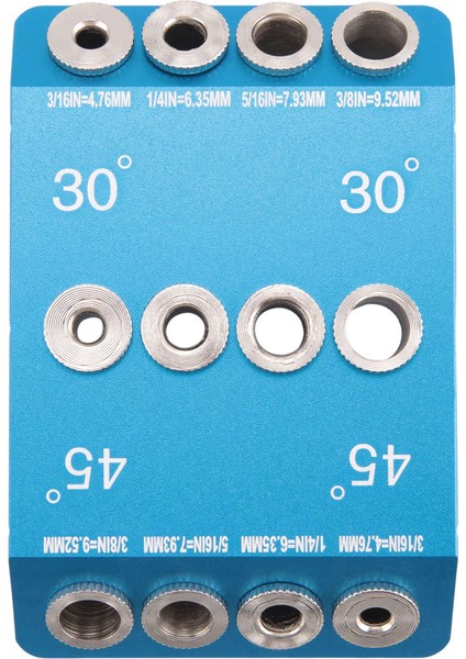 30 45 90 Kablo Korkuluk Için Açılı Matkap Kılavuz Jig Gecikme Vida Kiti Ahşap Direk, Delme Derecesi Açısı, Korkuluk Güverte Merdiveni Için,многоцелевой Пакет (Yurt Dışından)