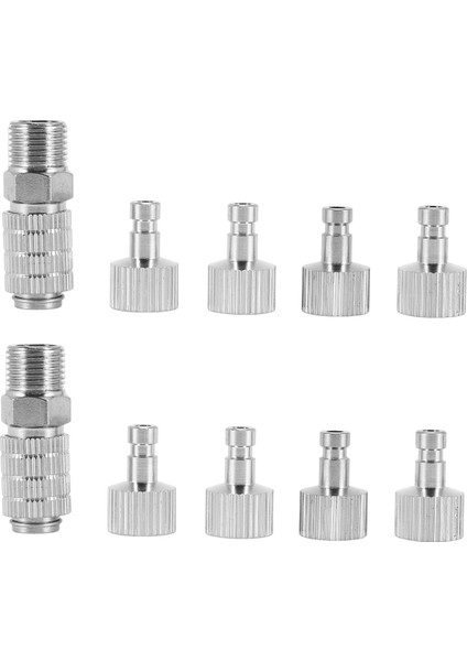 Airbrush Hızlı Ayırma Bağlayıcı Serbest Bırakma Bağlantı Adaptörü, 10 Erkek Bağlantı Elemanı, 1/8 Inç Mf (Yurt Dışından) fiyatları
