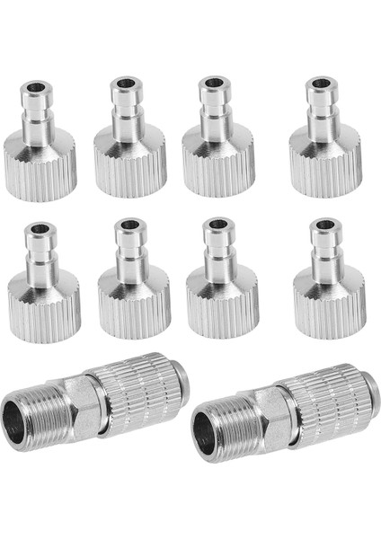 Airbrush Hızlı Ayırma Bağlayıcı Serbest Bırakma Bağlantı Adaptörü, 10 Erkek Bağlantı Elemanı, 1/8 Inç Mf (Yurt Dışından) modelleri