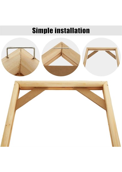 2 Takım Dıy Katı Ahşap Tuval Çerçeve Seti, 16X20 Inç Tuval Çerçeve Sedye Çubukları Ahşap Yağlıboya Tablolar, Baskılar ve Posterler Için (Yurt Dışından) modelleri