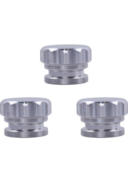 Doldurma Boyuna Kaynaklı 3x, 2 Inç 51MM Alüminyum Alaşımlı ve Otomobil Parçaları Modifiye Yakıt Deposu Kapağı Gümüş (Yurt Dışından)