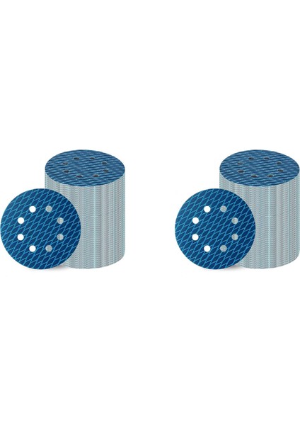 140 Adet Orbital Zımpara Zımpara Kağıdı 5 Inç 8 Delik Zımpara Diski Kum Kağıdı 320 Grit Anti Engelleme Eşkenar Dörtgen Zımpara Diskleri (Yurt Dışından)