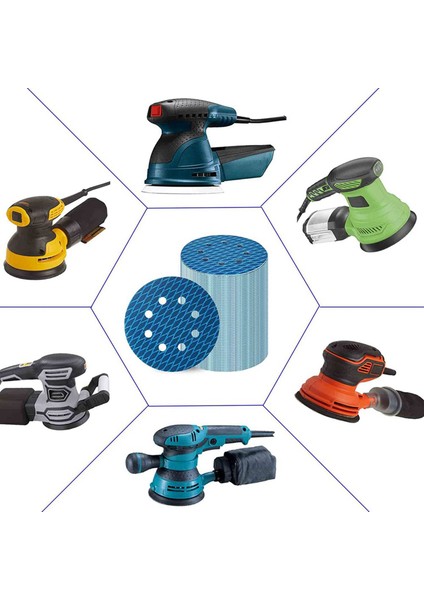 140 Adet Orbital Zımpara Zımpara Kağıdı 5 Inç 8 Delik Zımpara Diski Kum Kağıdı 320 Grit Anti Engelleme Eşkenar Dörtgen Zımpara Diskleri (Yurt Dışından) indirimleri