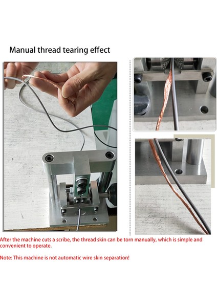 Tel Erozyon Makinesi Elektrikli Tel Çektirme Soyma Otomatik El Krank Manuel Hurda Soyma Bakır Kablo Striptizci (Yurt Dışından)