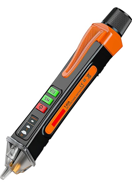 Temassız Gerilim Test Kalemi - Çift Aralıklı Ac Gerilim Test Cihazı 12V/48V-1000V, Gerçek Zamanlı/boş Hat Devre Algılama Test Cihazı (Yurt Dışından)