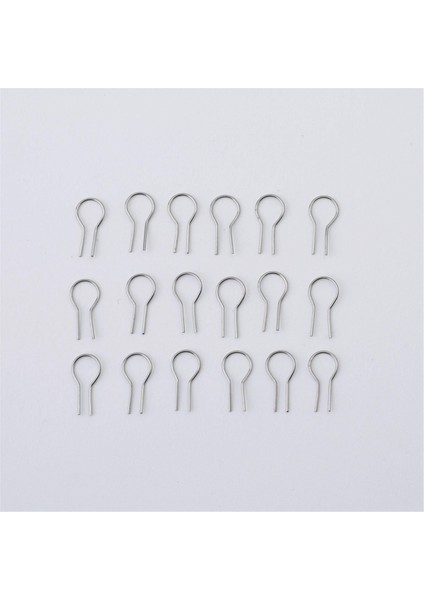 100 Adet R-Şekilli Fırın Için Asılı Yanan Iğne, Cam Fırınlama ve Seramik, Dıy Kolye Süs Telleri Yapın (0.55X1.2CM) (Yurt Dışından)
