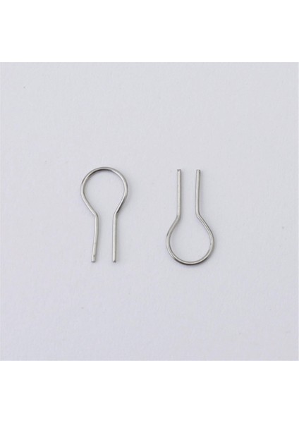 100 Adet R-Şekilli Fırın Için Asılı Yanan Iğne, Cam Fırınlama ve Seramik, Dıy Kolye Süs Telleri Yapın (0.55X1.2CM) (Yurt Dışından)