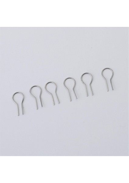 100 Adet R-Şekilli Fırın Için Asılı Yanan Iğne, Cam Fırınlama ve Seramik, Dıy Kolye Süs Telleri Yapın (0.55X1.2CM) (Yurt Dışından)
