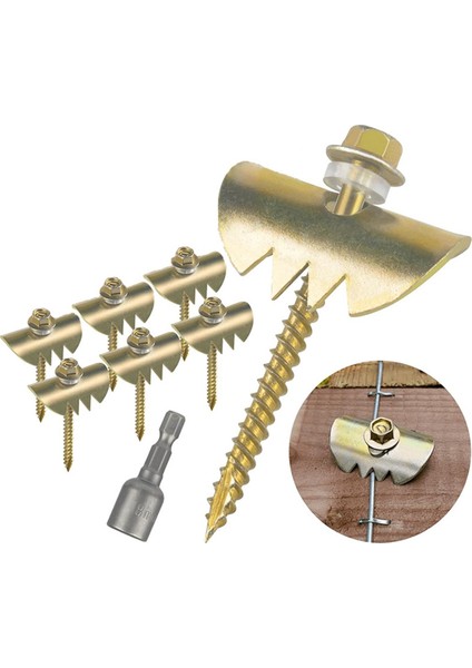 Çit Zımbaları, Çit Tel Zımbaları Kaymaz, Yumuşak Ahşap Için 50 Paket Galvanizli Çit Teli Bağlantı Elemanları, Yeniden Kullanılabilir Çit Çivileri (Yurt Dışından) fiyatları