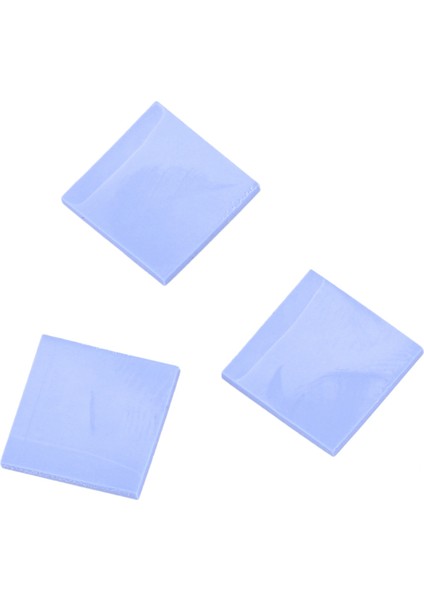 200 Adet 10X10X1MM Silikon Termal Ped Iletken Isı Emici Yalıtım Pate, Mavi (Yurt Dışından)