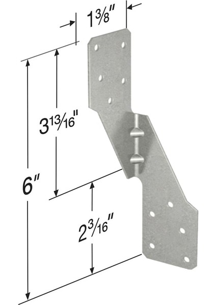 30 Adet Güçlü Kravat H2.5A, Sıcak Daldırma Galvanizli Çelik Ağır Hizmet Kasırga Kravat, Kasırga Askıları Kafesler/kirişler Kravatlar (Yurt Dışından) indirimleri