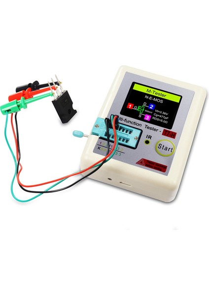Tc-T7-H Transistör Test Cihazı Diyot Transistör Kapasitör Mos/pnp/npn Lcr Mosfet Tft LCD Ekran Test Cihazı Multime (Yurt Dışından)