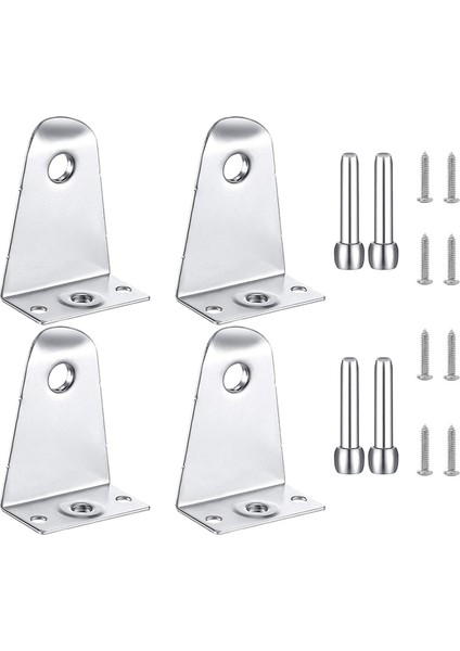 8x Metal Tutucu Braketler ve Pimler, Kör Braketler Yatay Kör Tonlar Penceresi Için Kör Tutucu Değiştirmeleri (Yurt Dışından) indirimleri