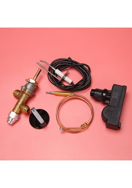 Düşük Basınçlı Lpg Propan Gaz Şömine Ateş Çukuru Emniyet Kontrol Vanası Kiti, Gazlı Izgara Için Basma Düğmesi Ateşleme Kiti, Isıtıcı (Yurt Dışından) modelleri