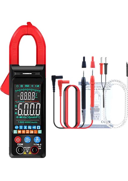 Pens Metre Dc/ac Gerilim Dijital Pens Metre 6000 Sayım 400A Multimetre Renkli Ekran Gerilim Test Cihazı FS8330PRO (Yurt Dışından)