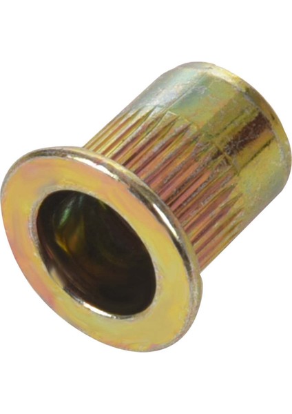 M6X12MM Düz Kafa Dişli Perçin Somun Ekleme Nutsert Bağlantı Elemanları 150 Adet (Yurt Dışından)
