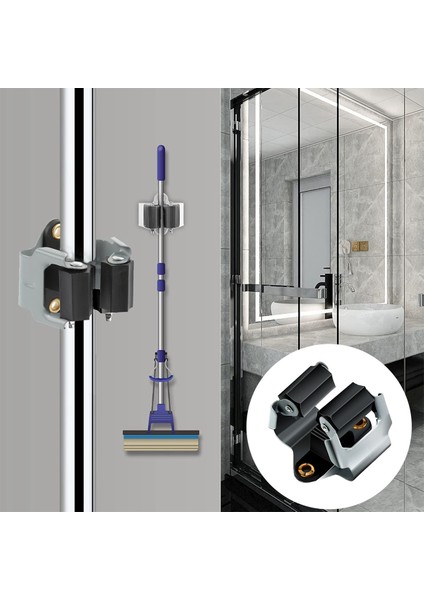 10 Adet Paspas Süpürge Tutucu Duvara Monte Bahçe Depolama Klipleri Raf Vidalar Kolu Asılı Araçları Ev Mutfak Banyo Için (Yurt Dışından) indirimleri