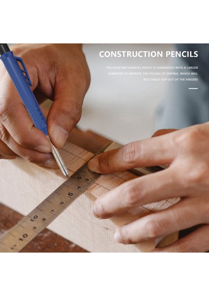 Masif Ağaç Işleme Kalem Seti Dolum ile Derin Delik Mekanik Kurşun Kalem Aracı Woodworker Marangoz Scriber A Için (Yurt Dışından)