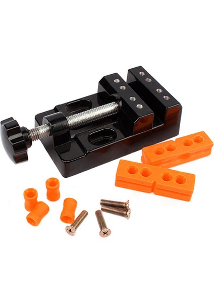 Mini Küçük Mengene Mini Düz Kelepçe Masa Çene Tezgah Kelepçesi Matkap Basın Yardımcısı Açılış Masa Mengene Dıy El Aletleri 13.5x6.5x3.6cm (Yurt Dışından)