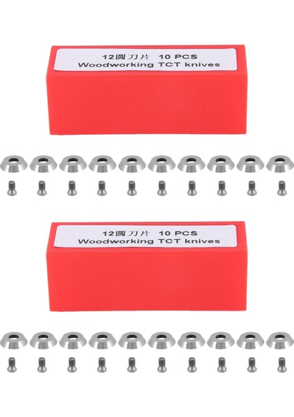 Ci3 Yuvarlak 12.5mm Karbür Uçlar Kesiciler Bıçaklar Yedek Bıçak Dıy Torna Ahşap Torna Sonlandırıcı Aracı Için Fit 20 Adet (Yurt Dışından)