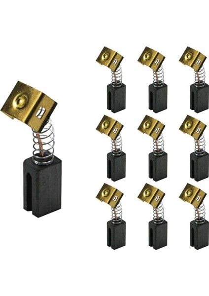 5 Çift Karbon Fırçalar 6.4X7.9X12.5MM 596071-00 Black & Decke Açı Öğütücü Elektrik Motorları CD105 CD110 CD115 KG900 (Yurt Dışından)