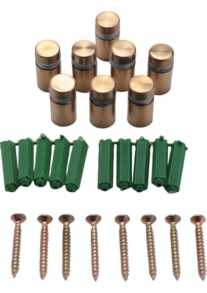 24 Takım Standoff Vidaları Reklam Tırnak Standoff Duvar Montaj Donanımı Asılı Akrilik Resim Çerçevesi (12 x 20MM) (Yurt Dışından) fiyatları