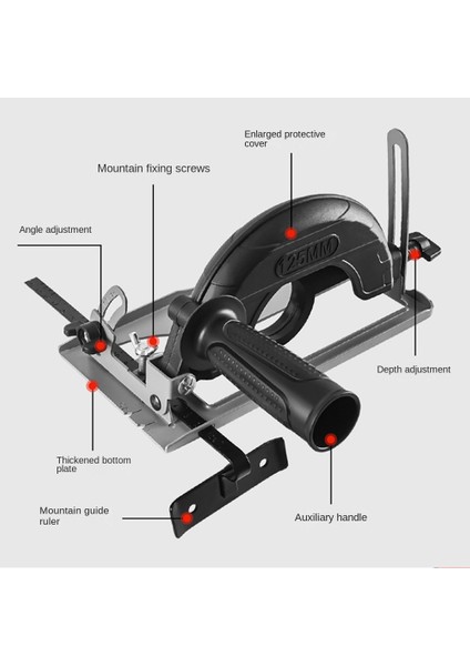 El Açılı Taşlama Dönüştürücü Kesici 40MM Derinlik Ayarlanabilir Öğütücü Braketi Kesme Ağaç Işleme Masa Aracı (Yurt Dışından) fırsatları