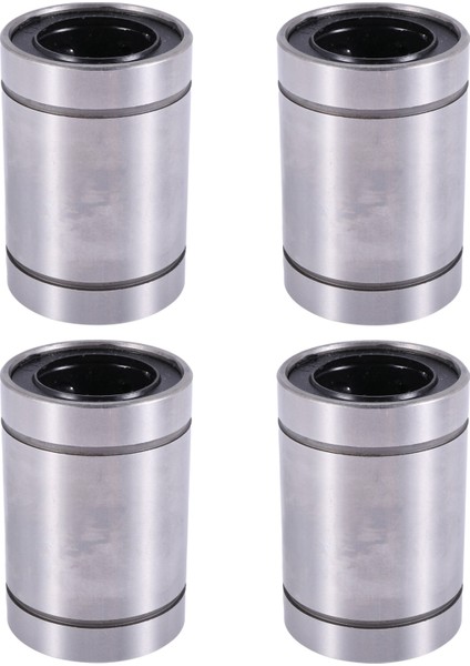 4x LM25UU 25MMX40MMX59MM Çift Taraflı Kauçuk Conta Doğrusal Hareket Bilyalı Rulman Burç (Yurt Dışından)