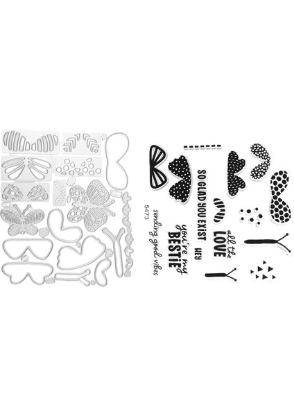 Kart Yapımı Için Pullar ve Ölür Dıy Scrapbooking Sanat El Sanatları Damgalama Pullar Sanat Malzemeleri Metal Kesme Ölür (5473) (Yurt Dışından) fiyatları