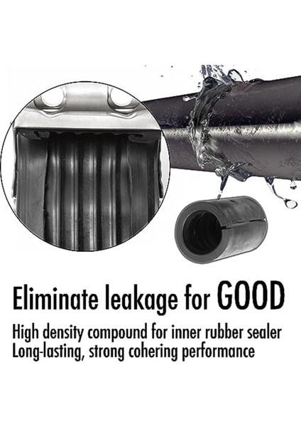 1 Inç Borular Için Boru Tamir Kelepçesi, Sızıntı Kapatıcı, Plastik ve Metal Borular Için Acil Boru Tamir Takımı 25MM-27MM (Yurt Dışından)